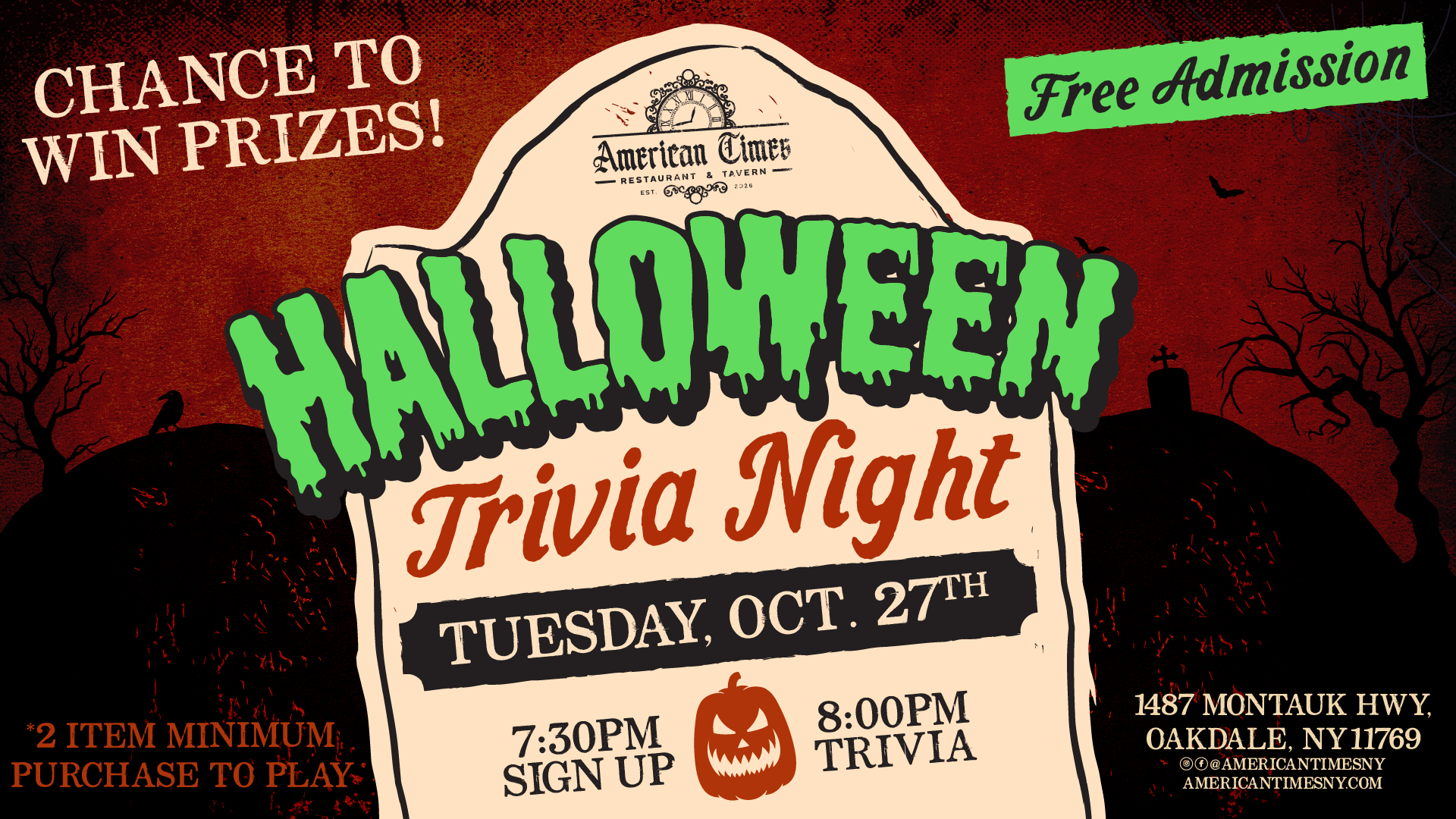 Halloween Trivia Night